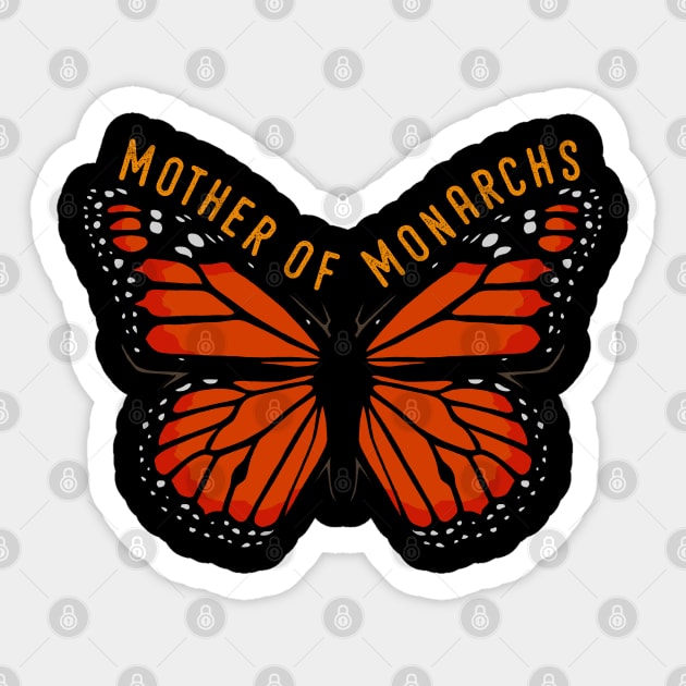 Mother Of Monarchs Sticker by KidCrying